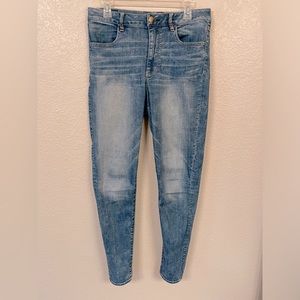 12L American Eagle High Rise Jeggings *Altered*